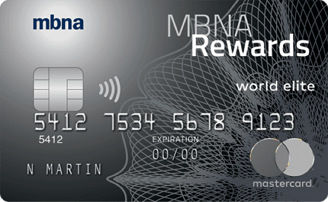 MBNA Rewards World Elite Mastercard