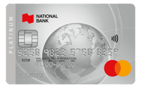 National Bank Platinum Mastercard card