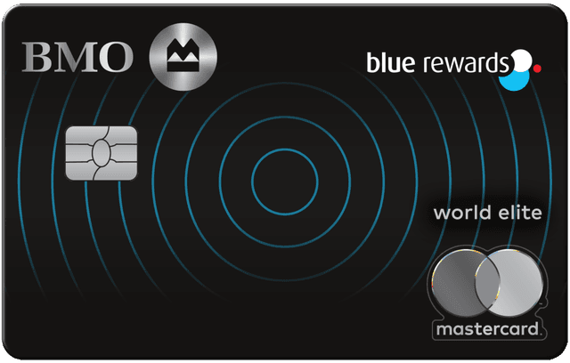 BMO Blue Rewards World Elite Mastercard card