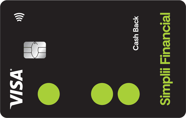 Simplii Financial Cash Back Visa Card card
