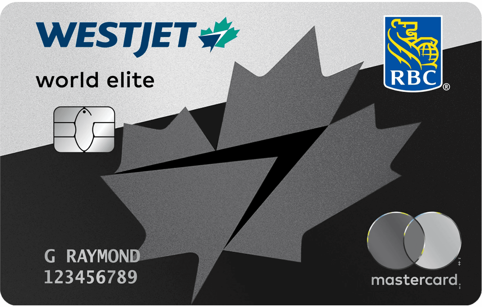 West Jet RBC World Elite Mastercard card